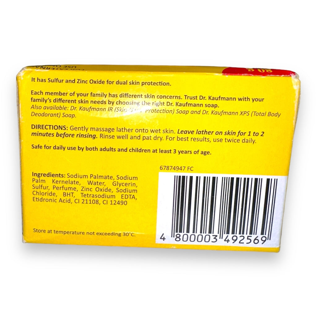 Dr. Kaufmann Sulfur Soap 80g ( YELLOW )