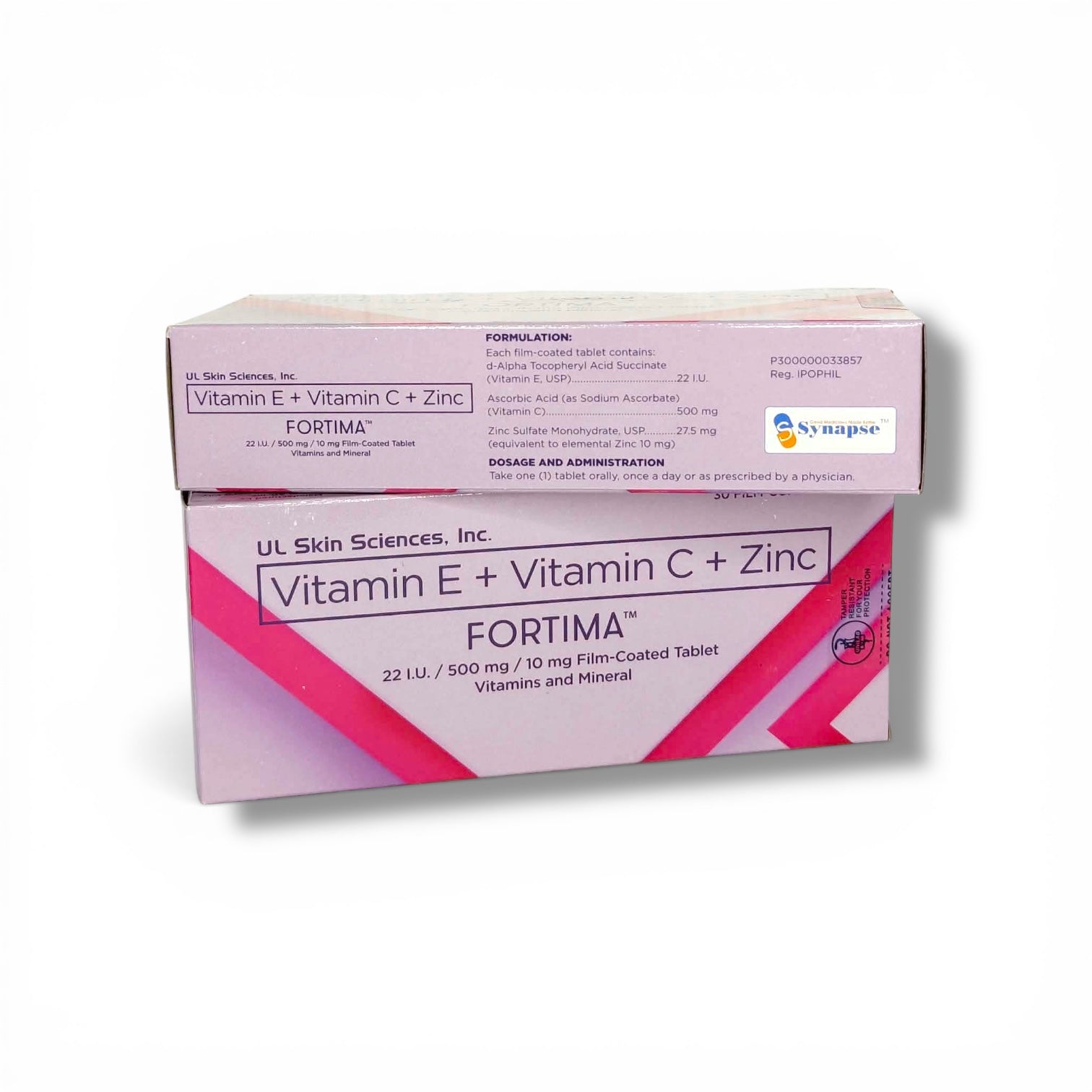 Fortima - Vitamin E + Vitamin C + Zinc 30 tablets