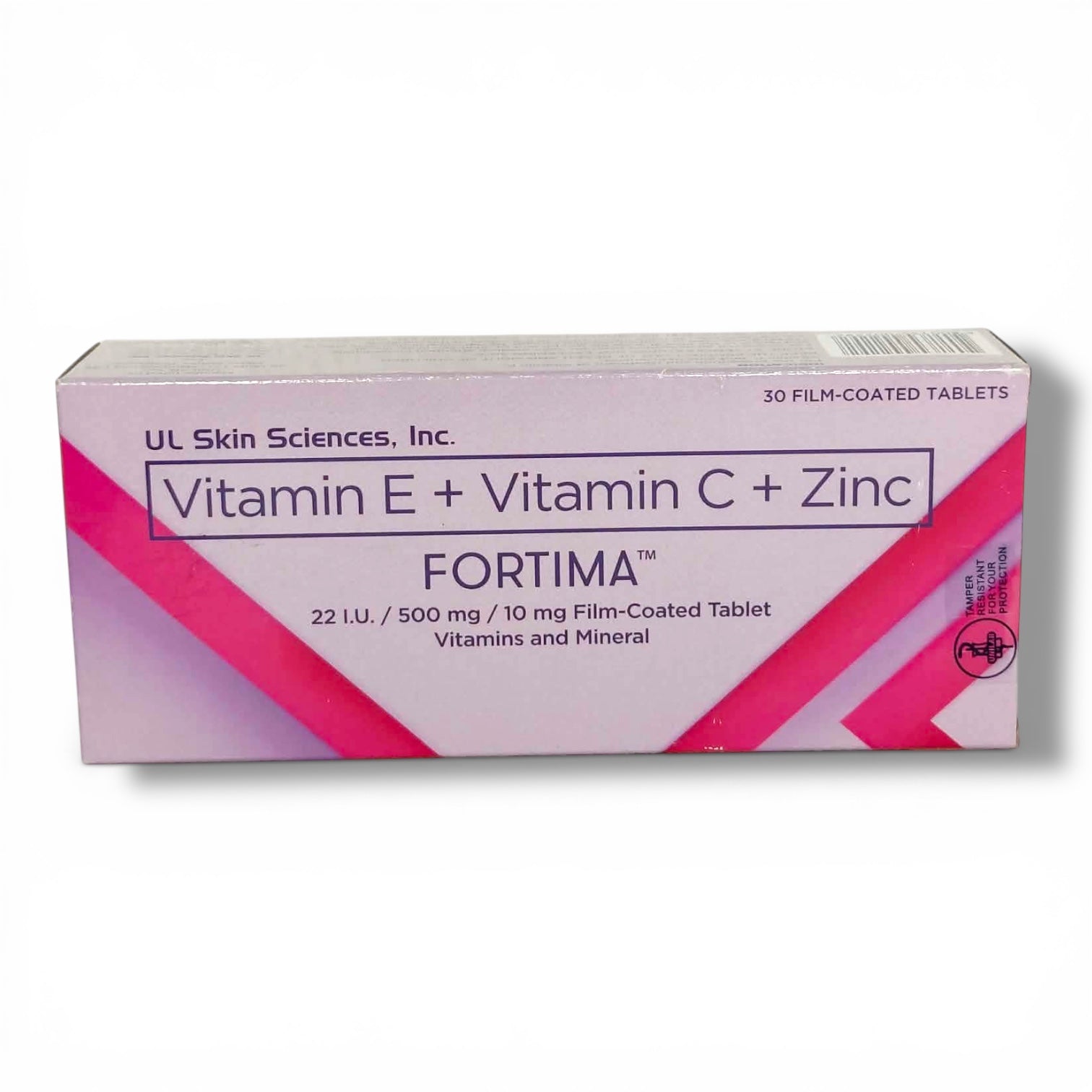 Fortima - Vitamin E + Vitamin C + Zinc 30 tablets