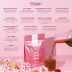 Ryx Skin - Fiber Blend LYCHEE Sakura Powdered Juice Mix  200g ( LYCHEE )