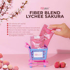 Ryx Skin - Fiber Blend LYCHEE Sakura Powdered Juice Mix  200g ( LYCHEE )