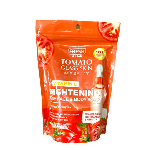 Fresh Skinlab - Tomato Glass Skin - Vitamin C BRIGHTENING SERUM “ FACE AND BODY SOAP”