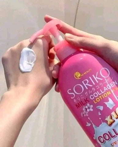 Soriko - Milk Collagen Lotion - X10 COLLAGEN UV Protection SPF 50 - 500 ML