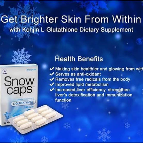 SNOW CAPS Glutathiobe Capsule - 30 capsule