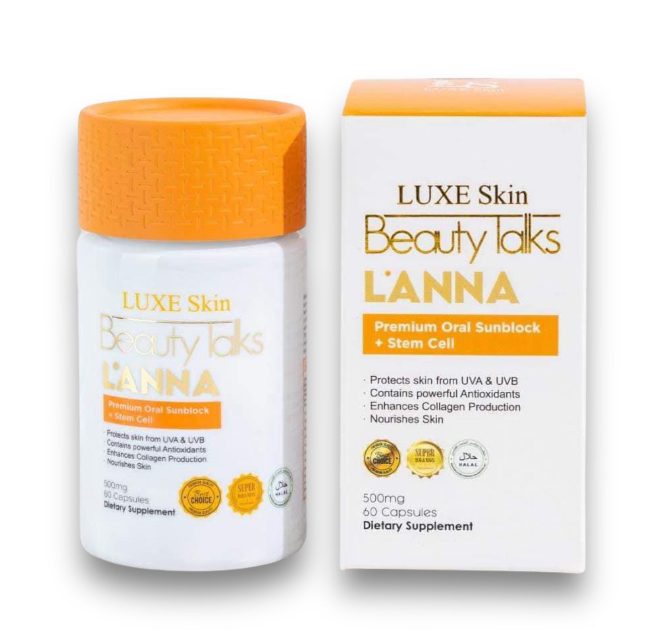 Luxe Skin - Beauty Talks LANNA - 60 caps ( expiry January 2026 )