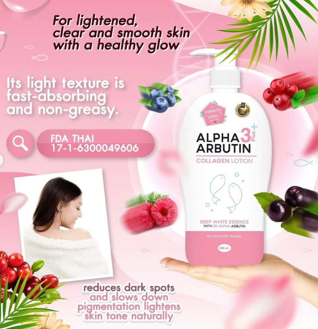 Precious Skin Alpha Arbutin Collagen 3+ Collagen Lotion 500ml