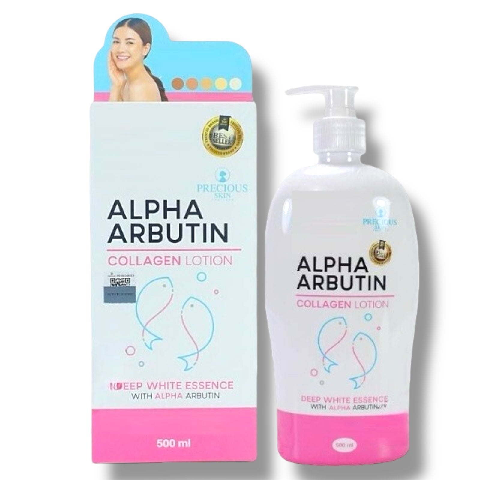 Precious Skin Alpha Arbutin Collagen 3+ Collagen Lotion 500ml