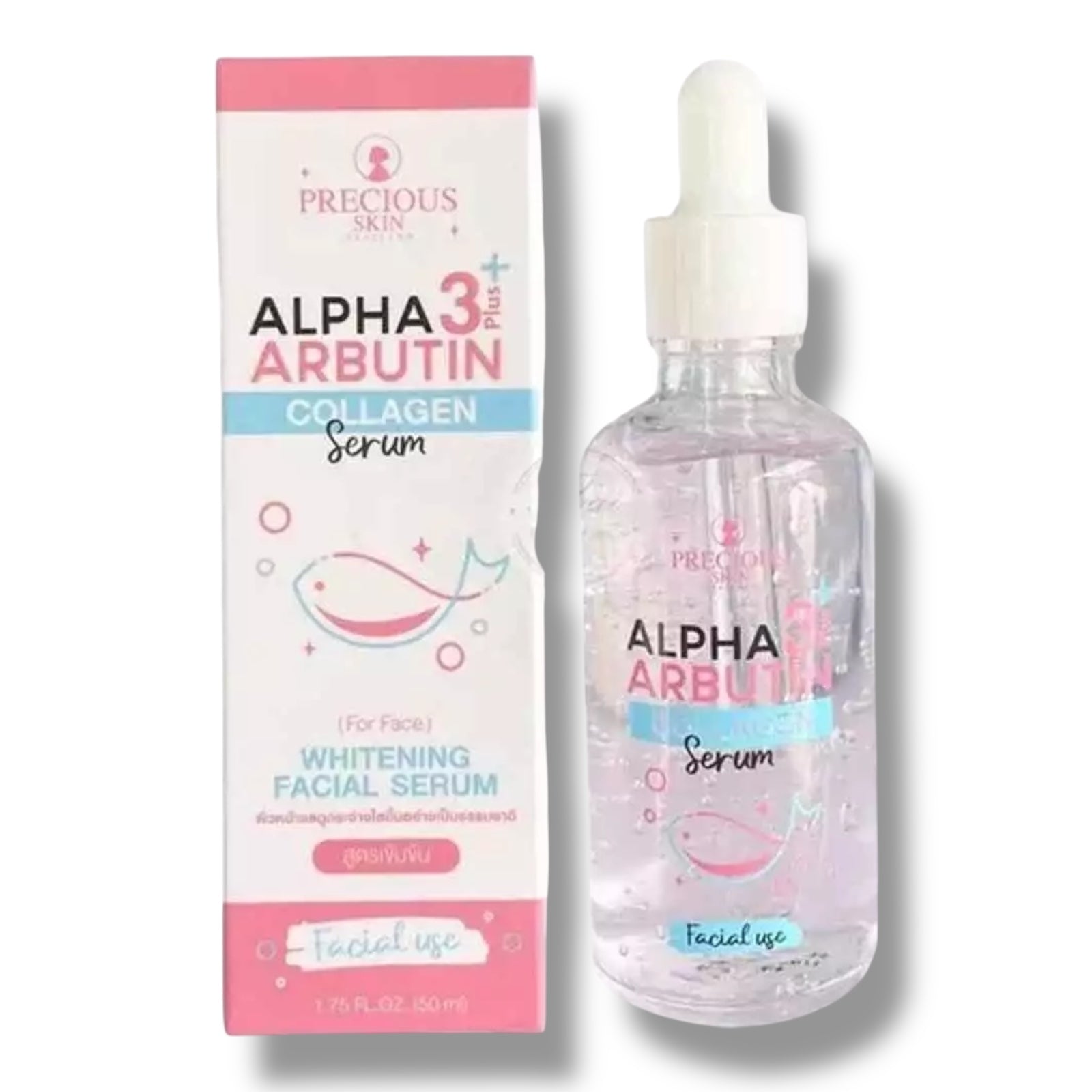 Precious Skin Alpha Arbutin Collagen 3+ Whitening Facial Serum 50ml