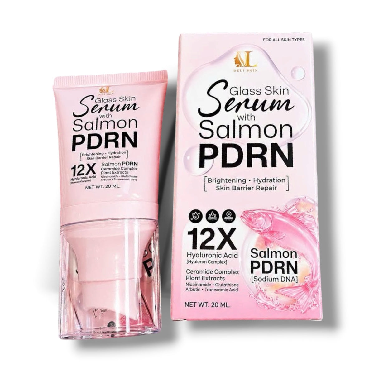 DEL SKIN - Glass Skin Serum with Salmon PDRN – 20ml