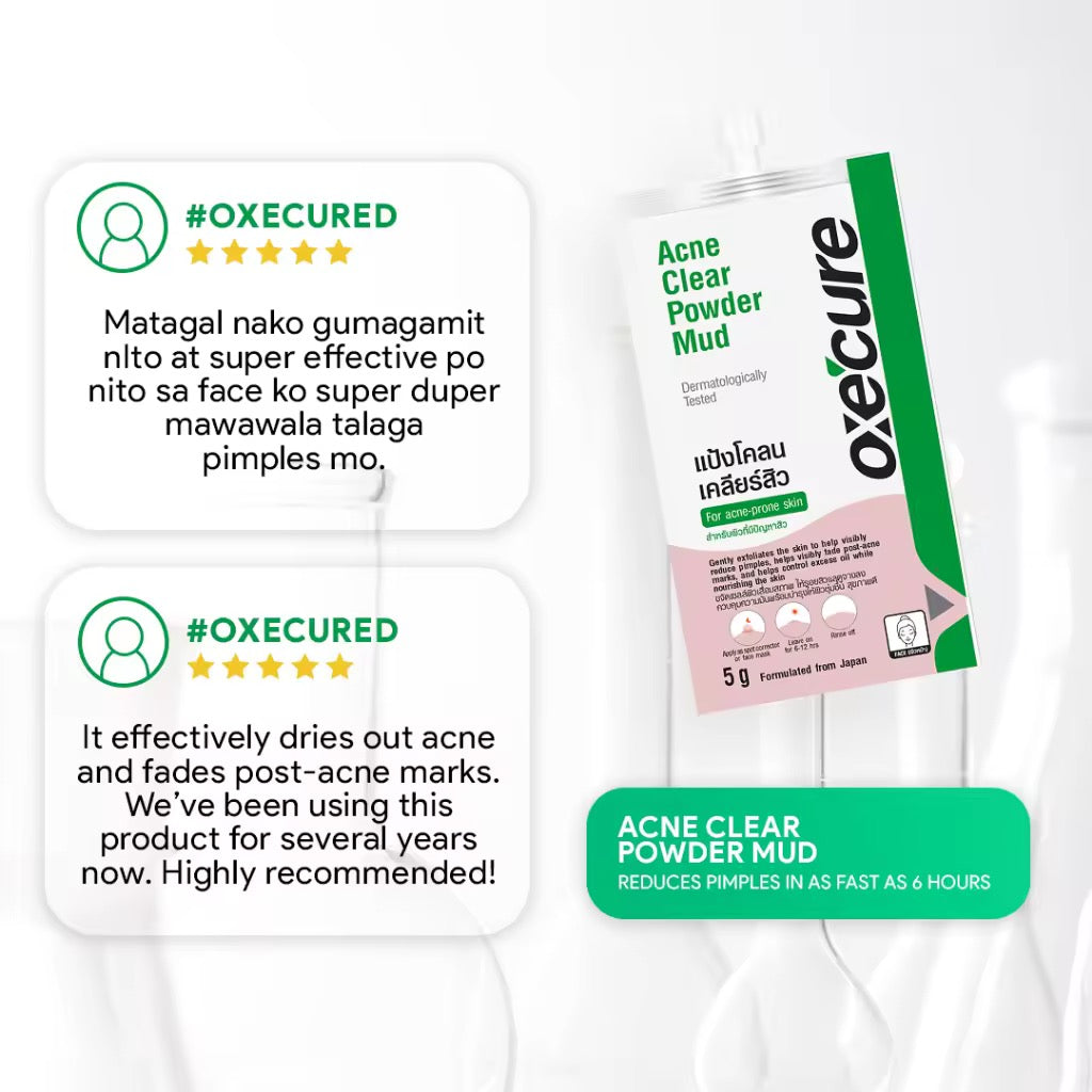 Oxecure - Acne Clear Powder Mud 30g ( Big size )