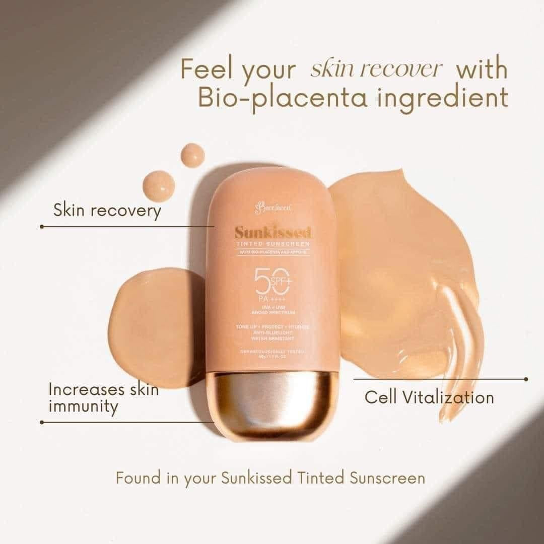 Barefaced - Sunkissed Tinted Sunscreen SPF 50 PA+++ - 50g ( Original Tint )