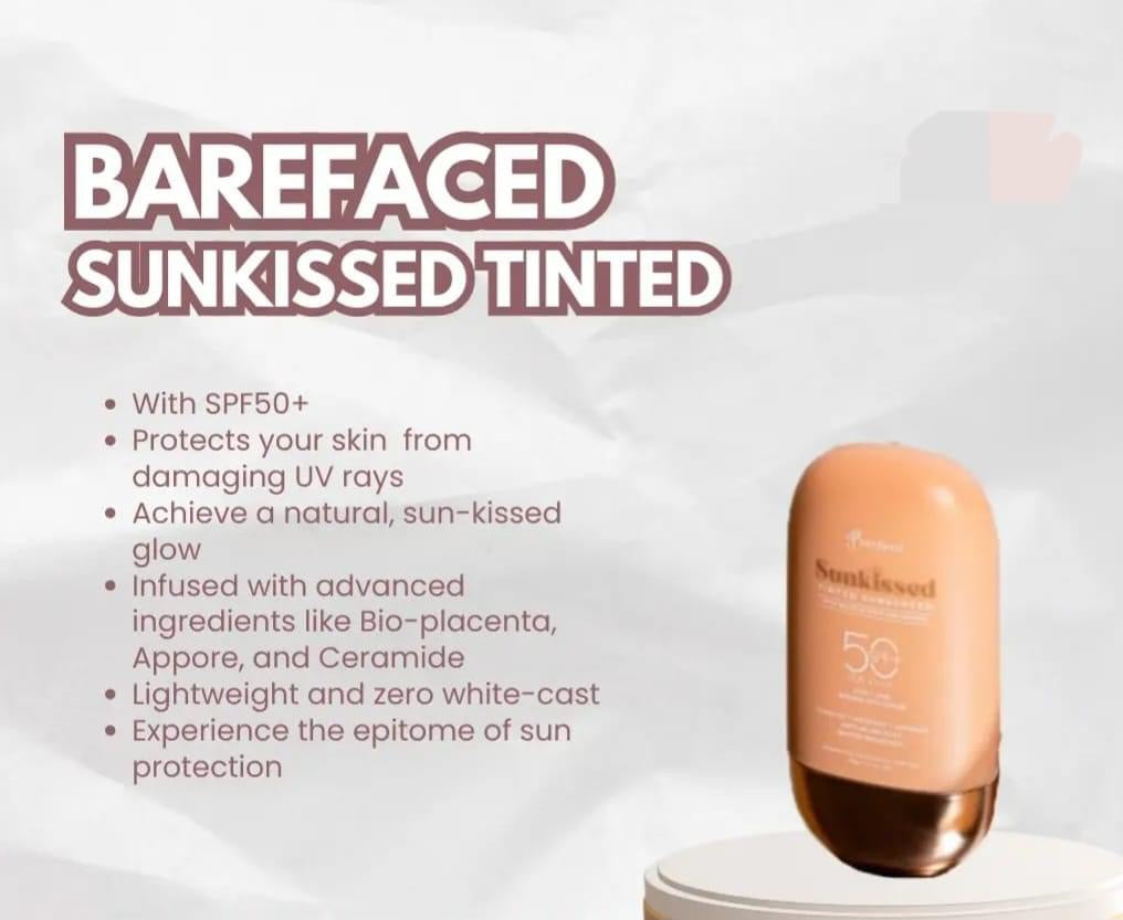 Barefaced - Sunkissed Tinted Sunscreen SPF 50 PA+++ - 50g ( Original Tint )