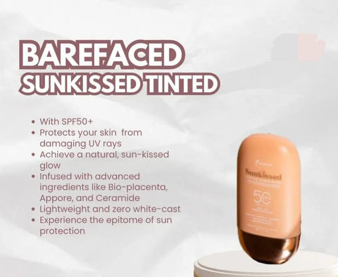 Barefaced - Sunkissed Tinted Sunscreen SPF 50 PA+++ - 50g