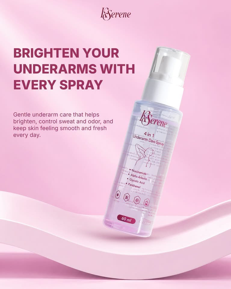 KSerene - 4 in 1 Underarm Deo Spray 60ml