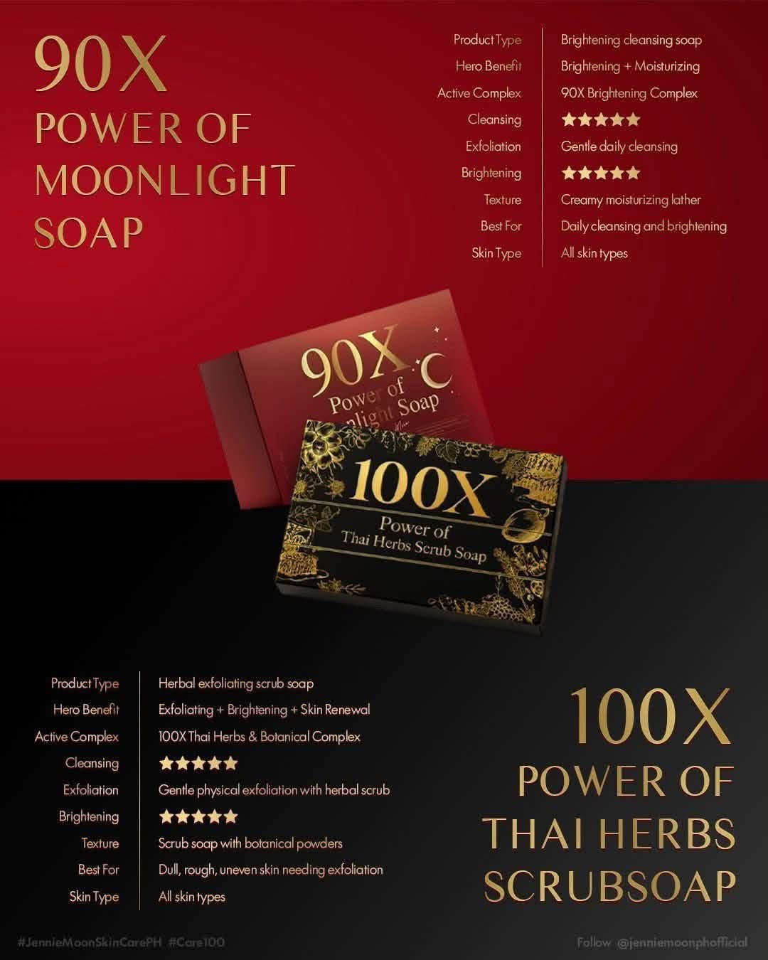 Jennie Moon - 100x Power of Thai Herbs Scrub Soap 160g