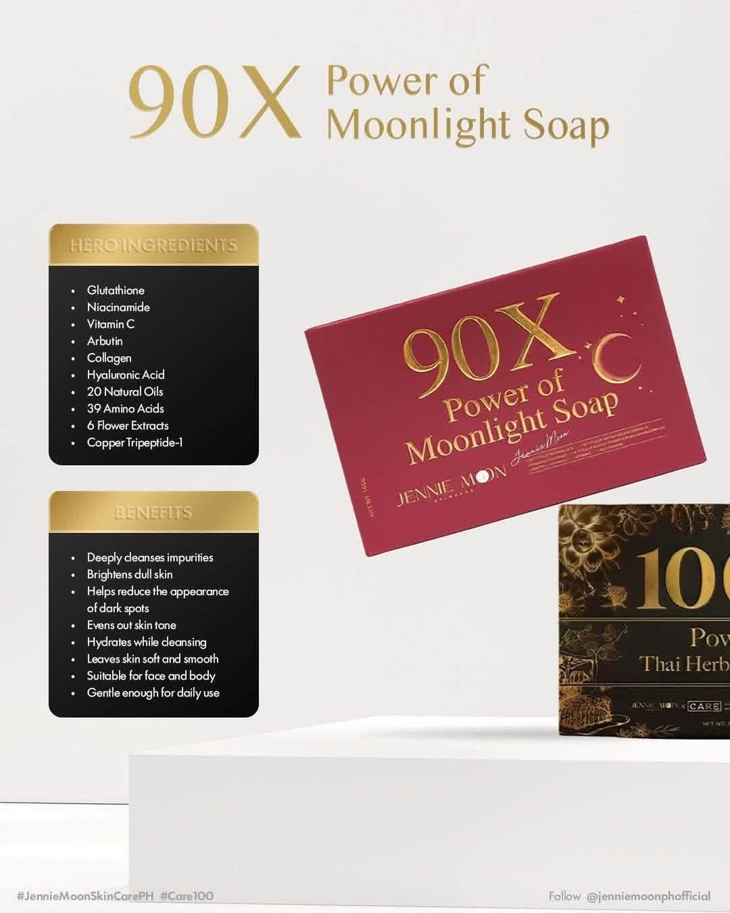 Jennie Moon - 100x Power of Thai Herbs Scrub Soap 160g