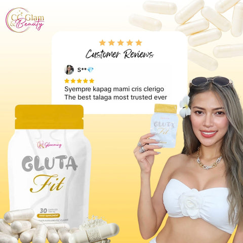 Glowming - Gluta Fit L-Glutathione + Marine Collagen with L-Carnitine - 30 Capsules 1000mg