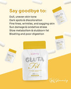 Glowming - Gluta Fit L-Glutathione + Marine Collagen with L-Carnitine - 30 Capsules 1000mg