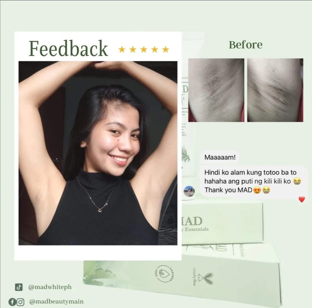 MAD White Whitening Underarm Deo Cream 30g