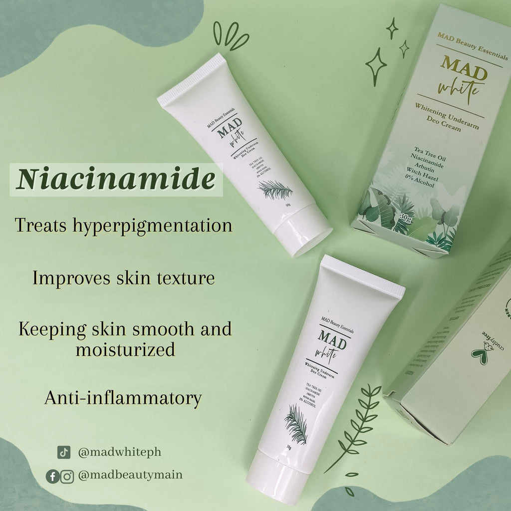 MAD White Whitening Underarm Deo Cream 30g
