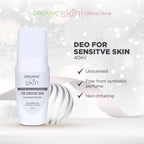 Organic Skin - Intensive Whitening for Sensitive skin “FRAGRANCE FREE” Deo 40ml