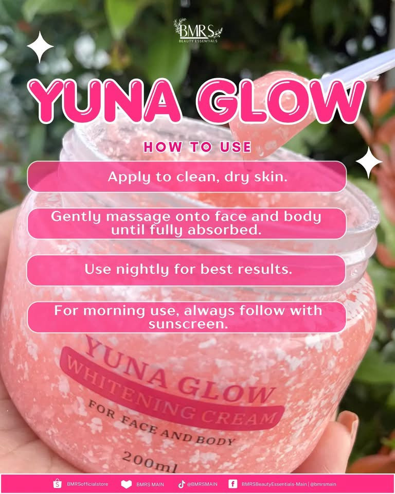BMRS - Yuna Glow Whitening Cream 200ml
