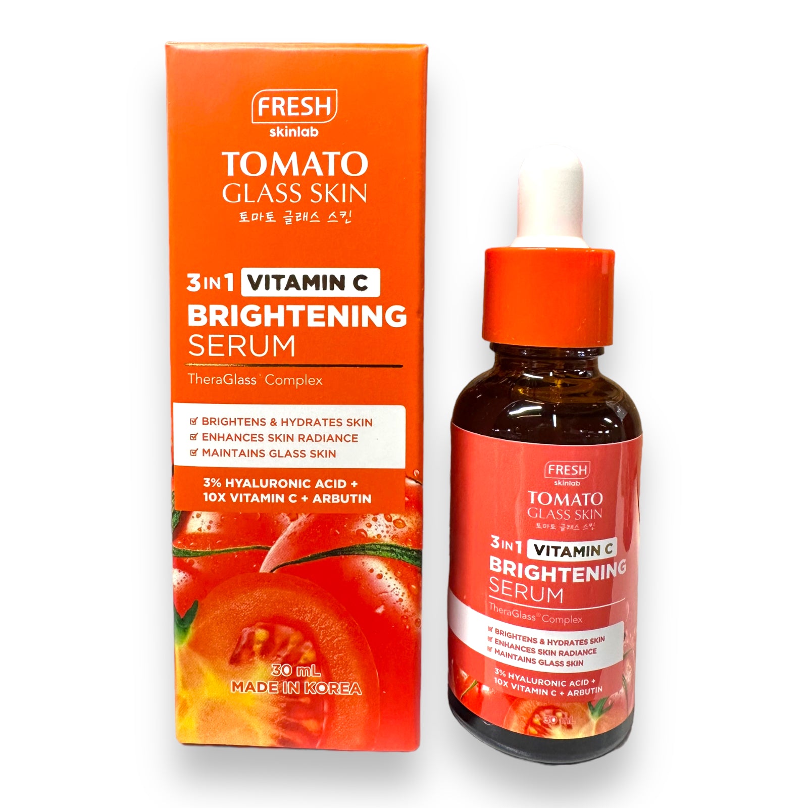 Fresh Skinlab - Tomato Glass Skin 3 in 1 Vitamin C Brightening Serum 30 ML
