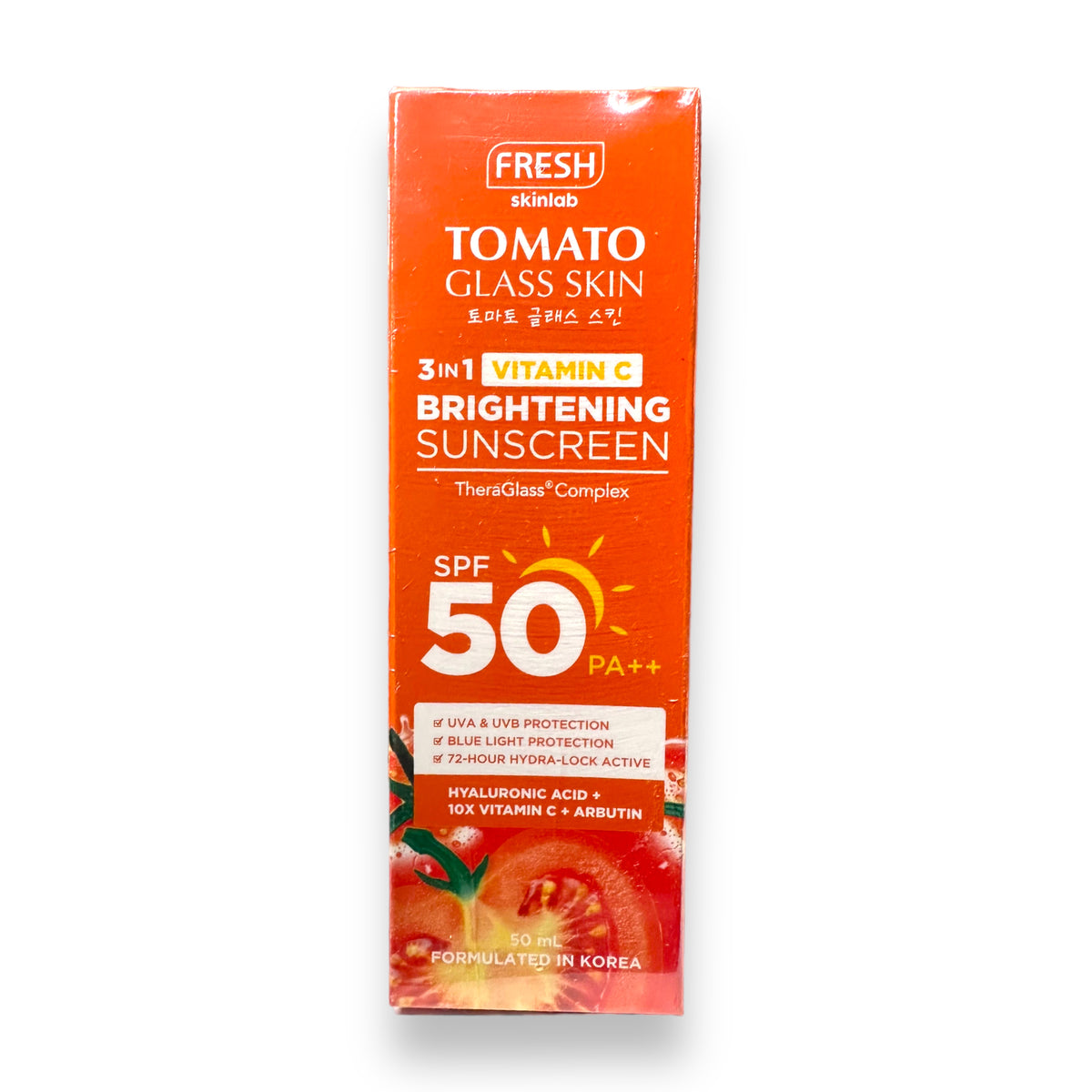 Fresh Skinlab - Tomato Glass Skin 3 in 1 Brightening Sunscreen SPF 50 ...