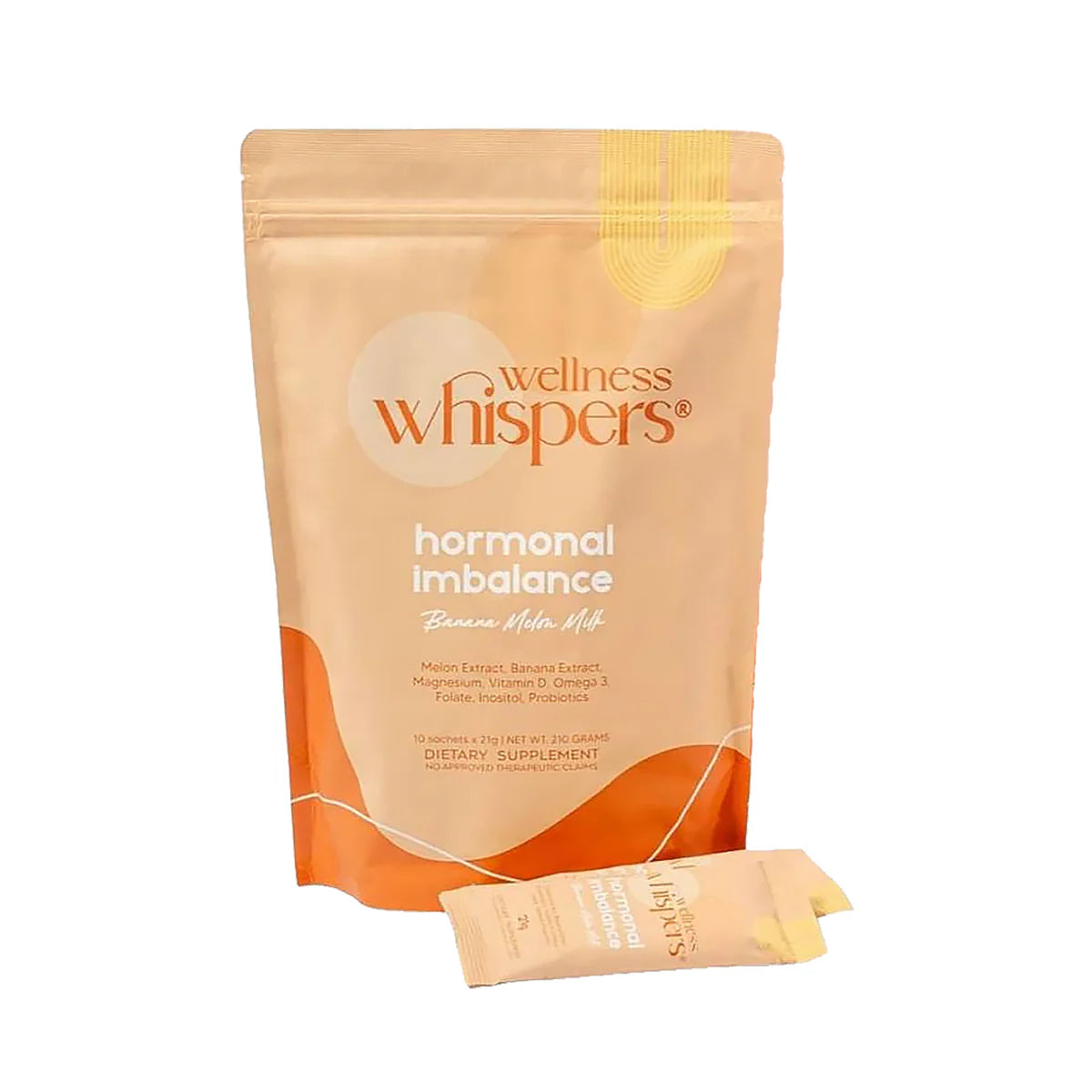 Wellness Whispers - Hormonal Imbalance - Banana Melon Milk Drink 21g x 10