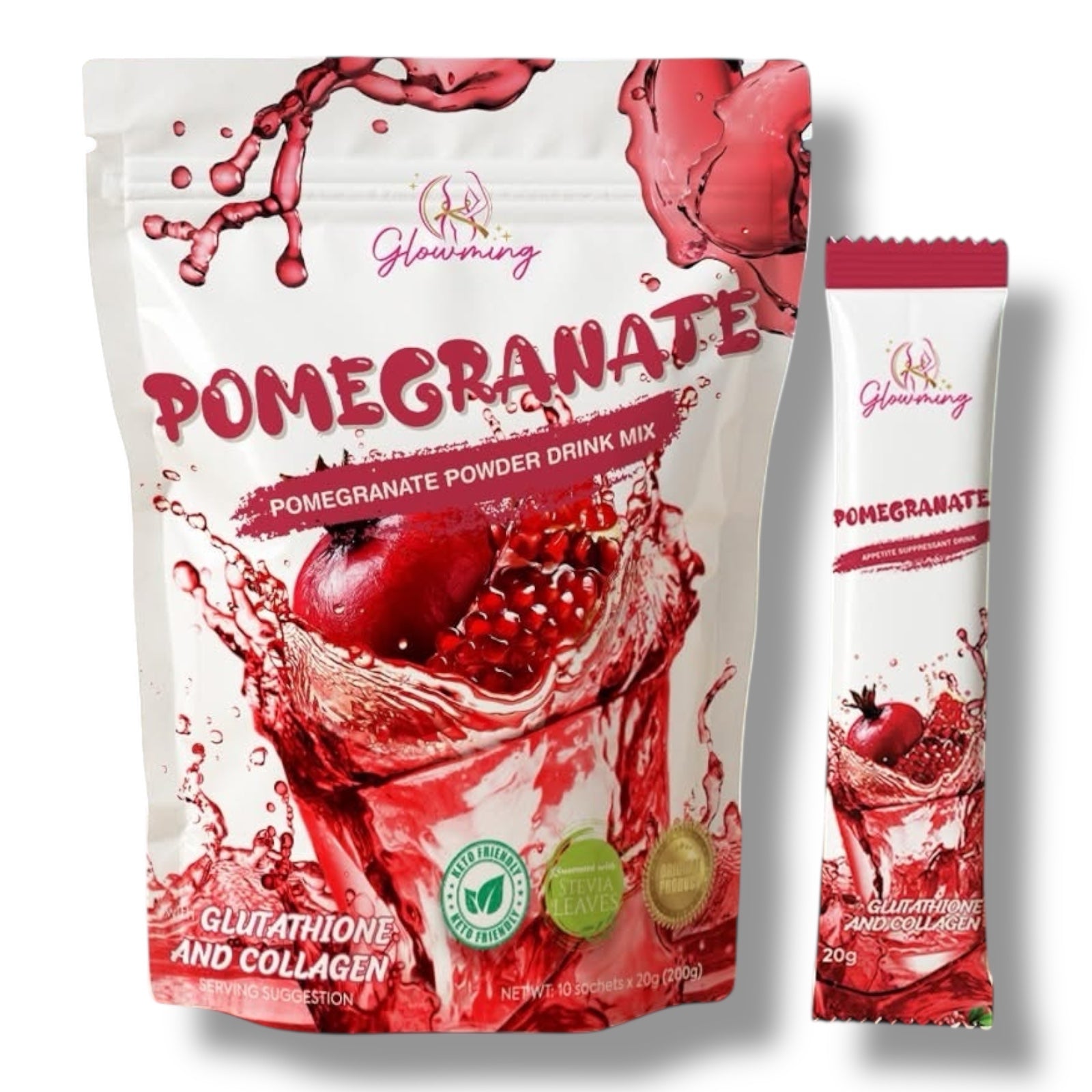 Glowming Detox - POMEGRANATE 10 x 20g