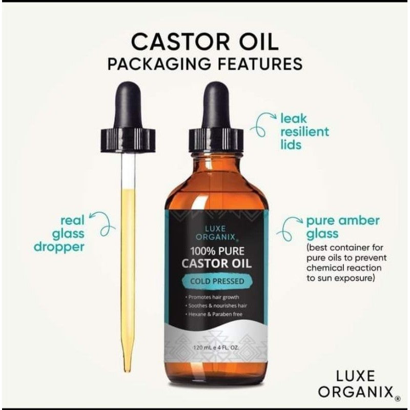 Luxe Organix - 100% Pure Castor Oil 120 ML