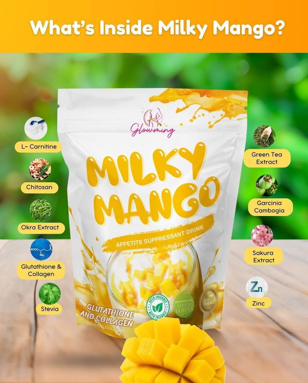 Glowming - MILKY MANGO 10 x 20g