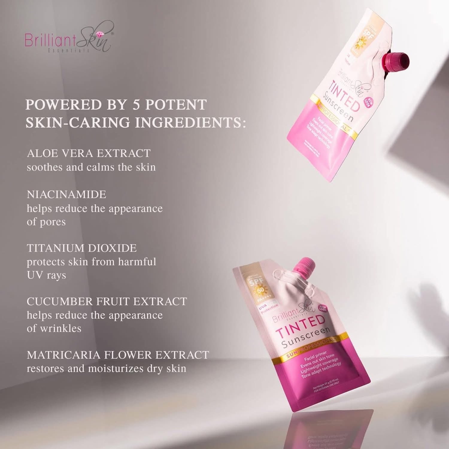 Brilliant Skin Tinted Sunscreen SPF 50 - 20g