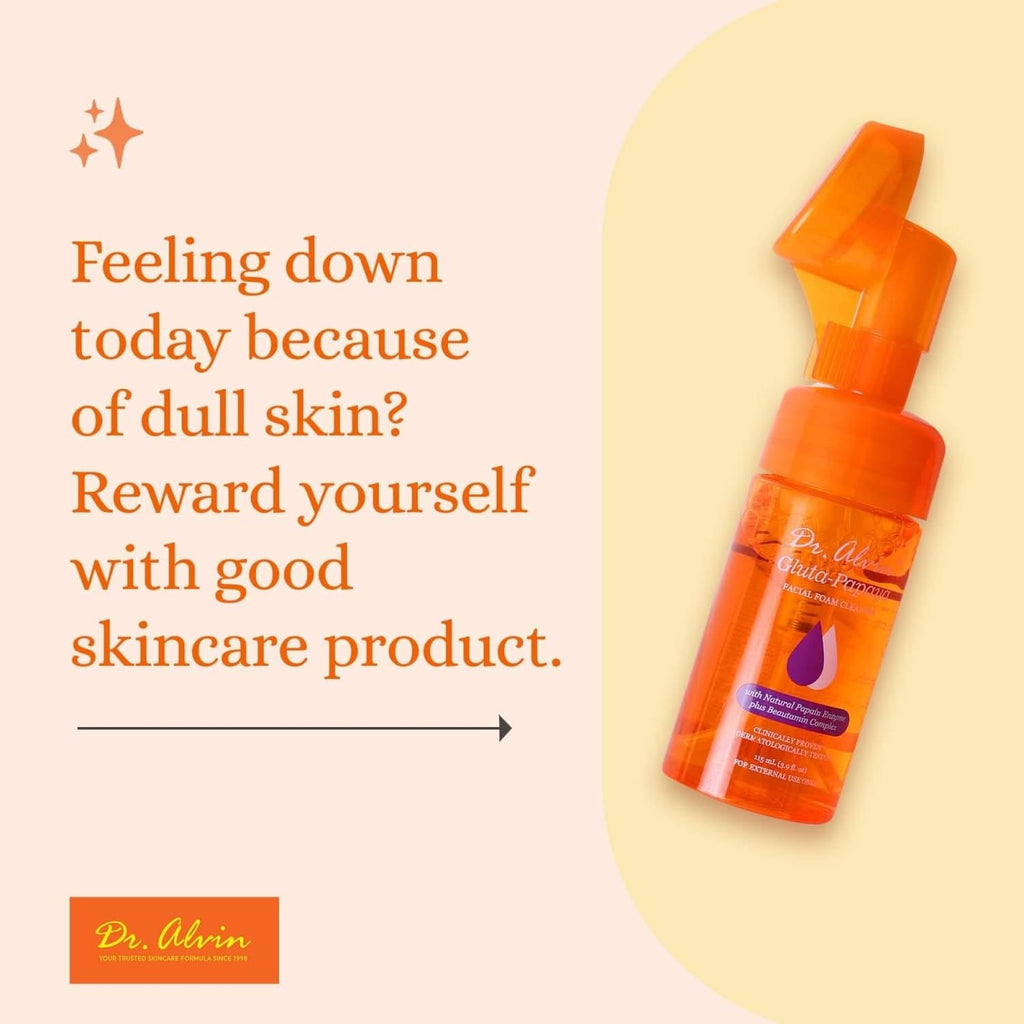 Dr. Alvin - Gluta Papaya Facial Foam Wash 115 ml My Care Kits Dr. Alvin - Gluta Papaya Facial Foam Wash 115 ml My Care Kits
