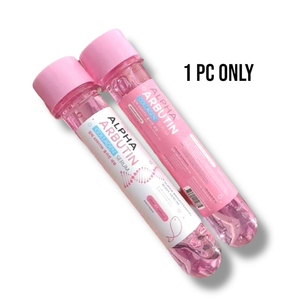 Precious Skin - Alpha Arbutin Collagen Body Serum - Super Brightening Body Serum 45ml  ( PINK LID )
