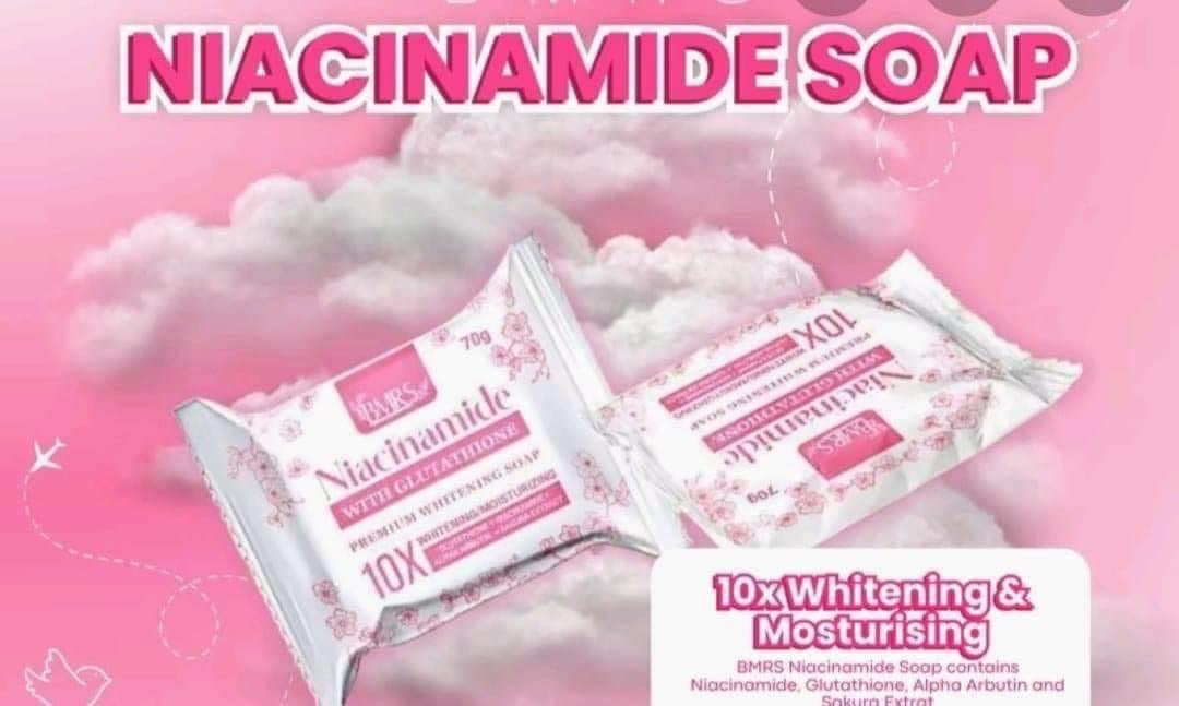BMRS - Niacinamide Premium Whitening Soap 70g My Care Kits BMRS - Niacinamide Premium Whitening Soap 70g My Care Kits