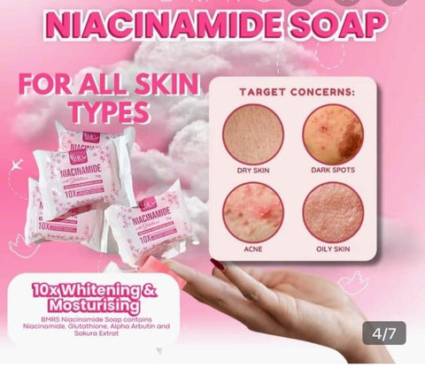 BMRS - Niacinamide Premium Whitening Soap 70g