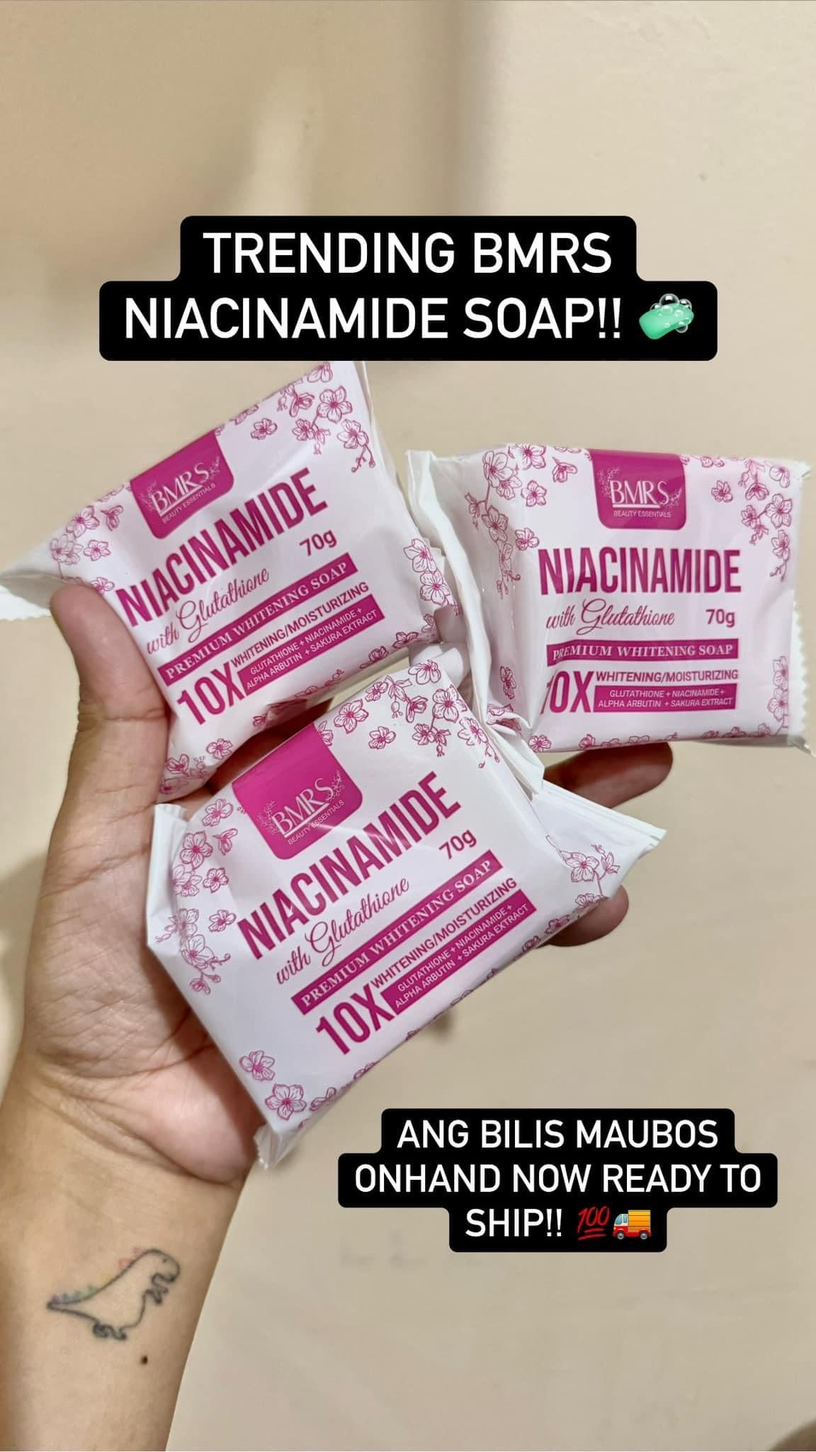 BMRS - Niacinamide Premium Whitening Soap 70g BMRS - Niacinamide Premium Whitening Soap 70g