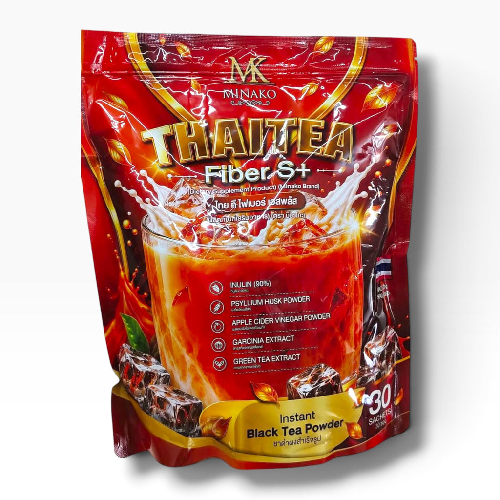 Minako - Thai Tea Fiber S+ Instant Black Tea Powder - 30 sachet