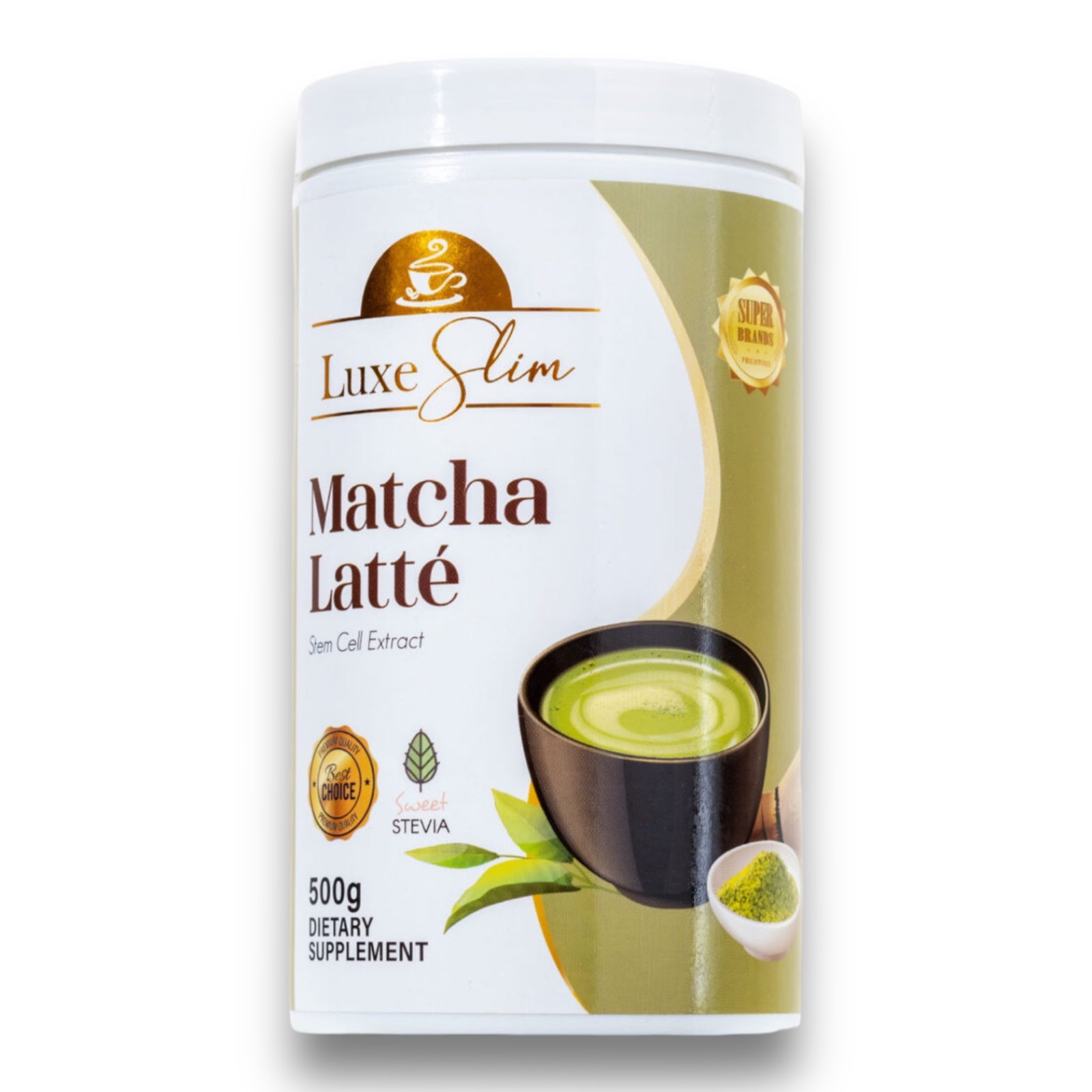 Luxe Slim - MATCHA LATTE - Half Kilo Canister 500g - MATCHA