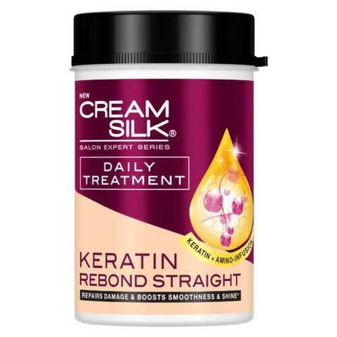 Cream Silk - Treatment Keratin - Rebond Straight ( PINK ) 650 ML