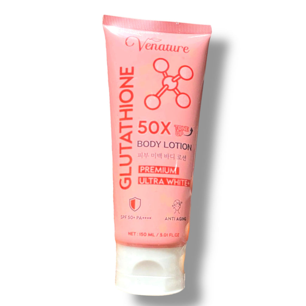 Venature - Glutathione 50X Body Lotion - Premium Ultra White SPF 50+ P My Care Kits Venature - Glutathione 50X Body Lotion - Premium Ultra White SPF 50+ P My Care Kits