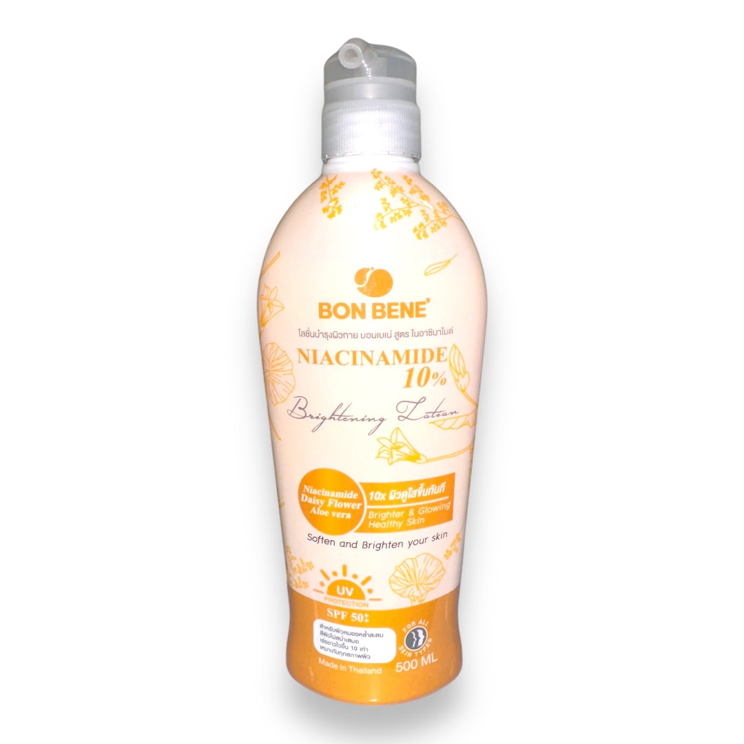 Bon Bene - NIACINAMIDE 10% Brightening Lotion SPF 50 - 500 ML