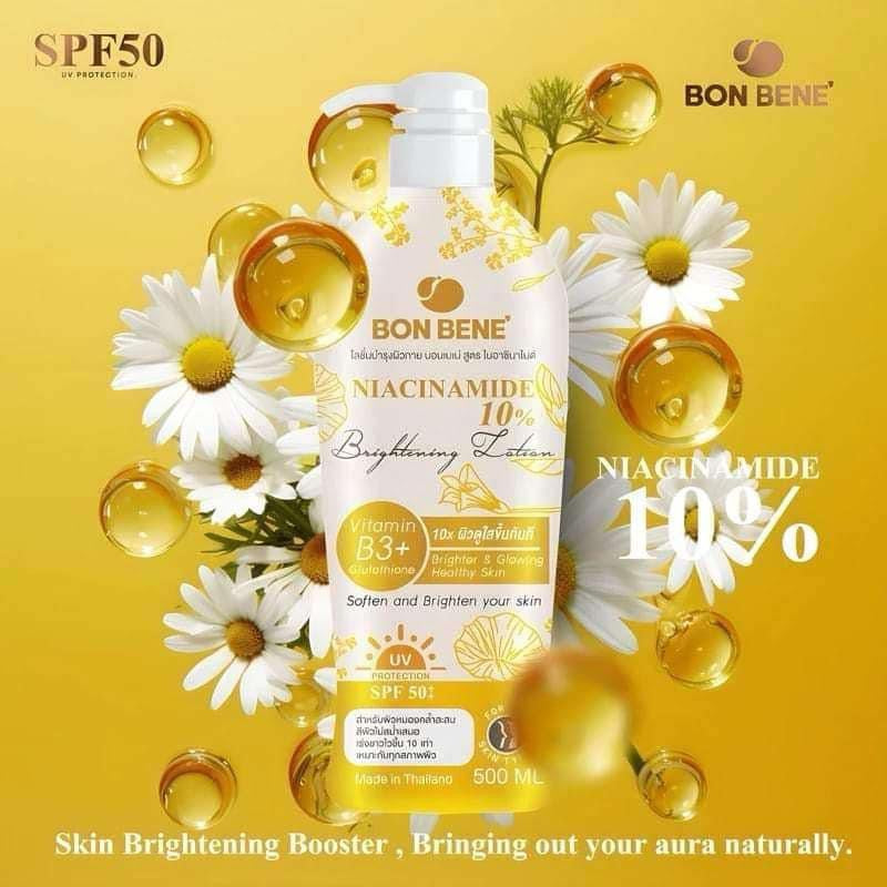Bon Bene - NIACINAMIDE 10% Brightening Lotion SPF 50 - 500 ML
