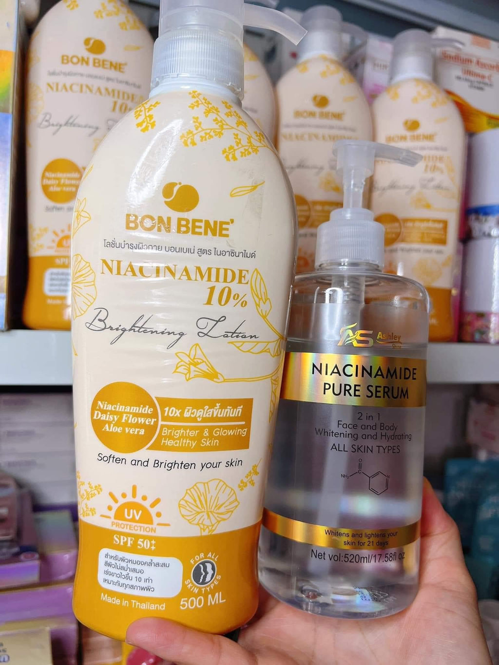 Bon Bene - NIACINAMIDE 10% Brightening Lotion SPF 50 - 500 ML