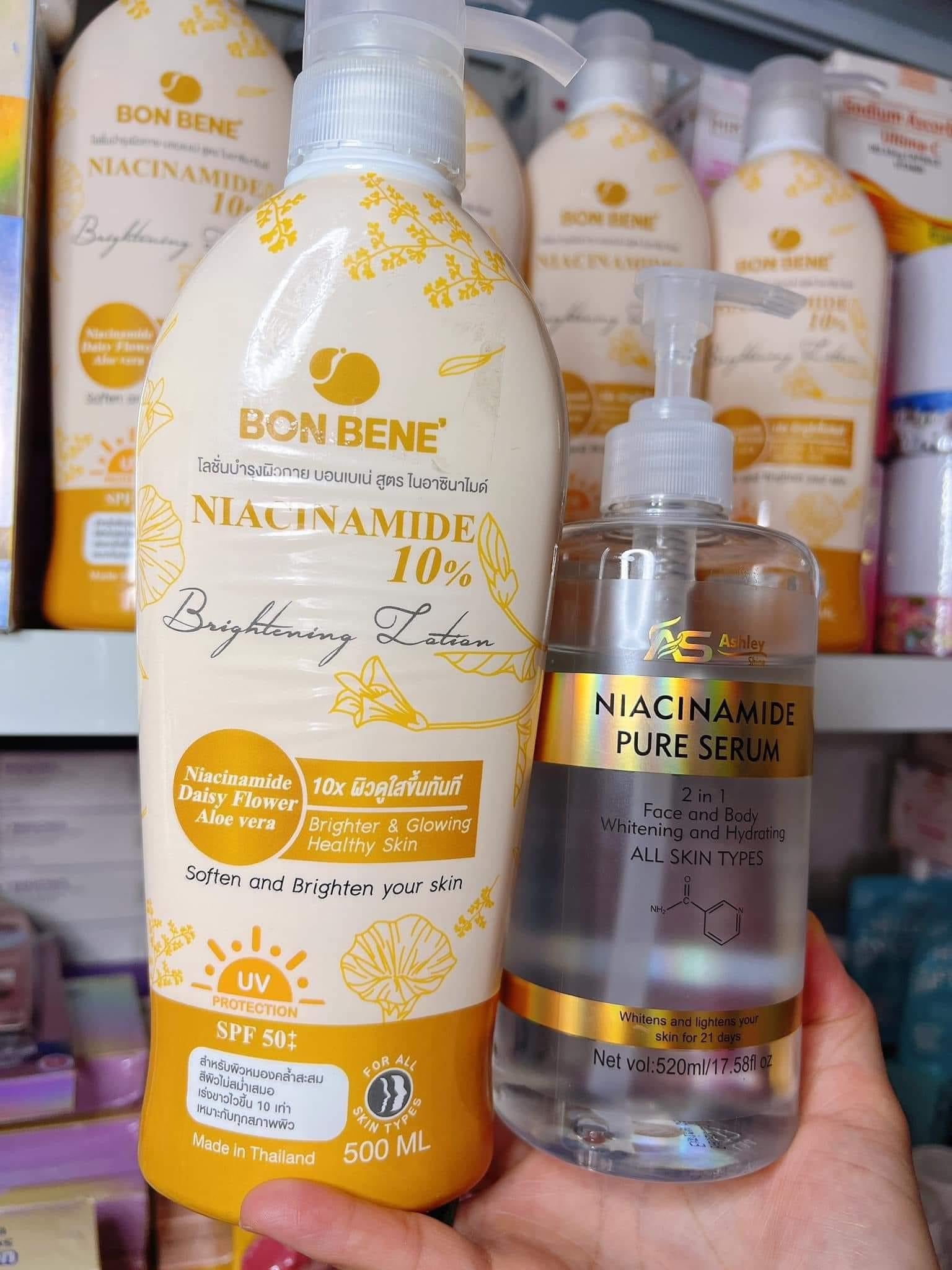 Bon Bene - NIACINAMIDE 10% Brightening Lotion SPF 50 - 500 ML