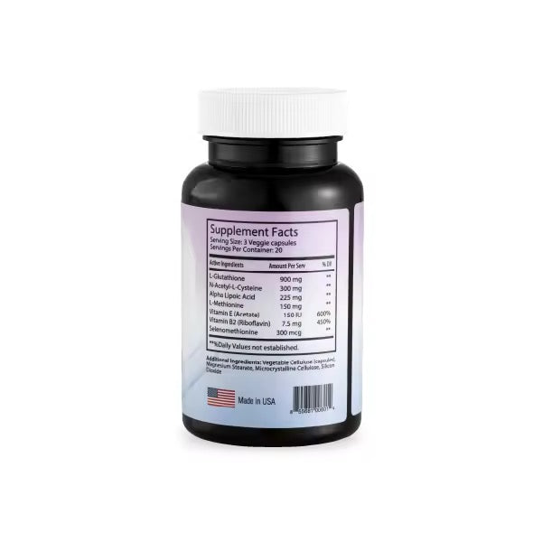 Relumins - Advance Nutrition - Active Glutathione Complex w/ 6x Gluta Support “Max Dose Glutathione” - 60 capsule