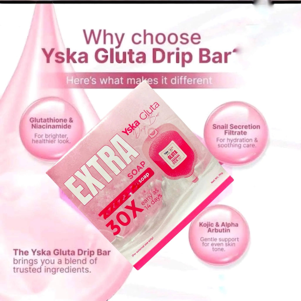 Yska Gluta Drip Bar Whitening Soap 70g
