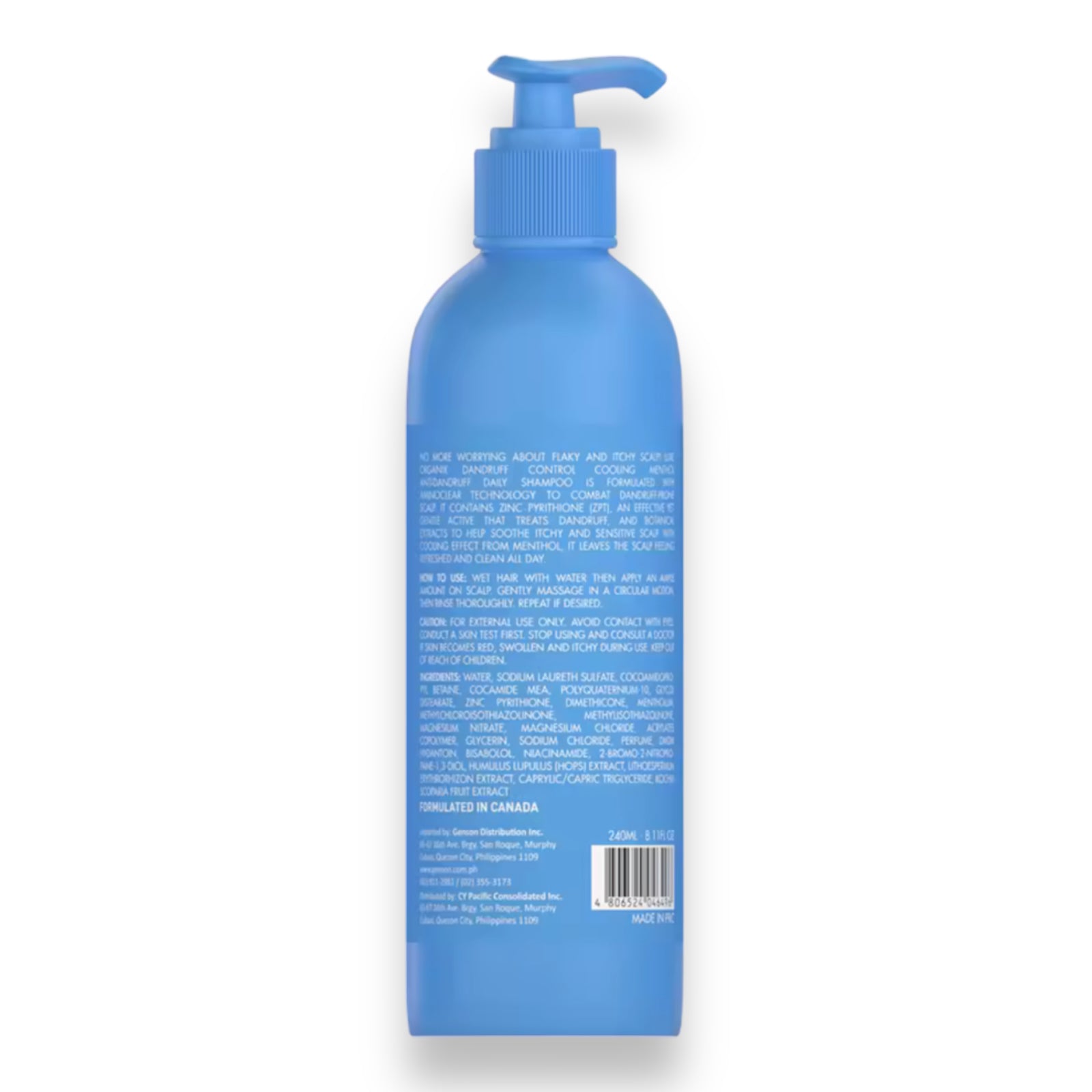 LUXE ORGANIX - Dandruff Control Cooling Menthol Shampoo 240ml