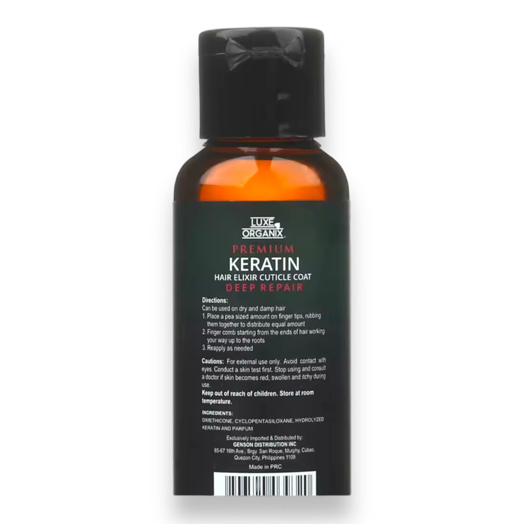 Luxe Organix - Premium Keratin Hair Elixir - CUTICLE COAT 50 ML